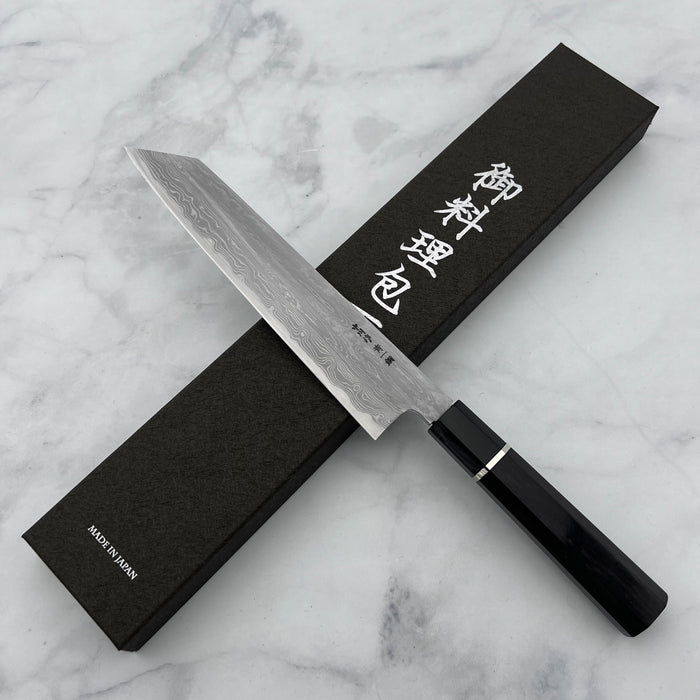 Kiritsuke Gyuto 240mm (9.4") #Black, Ebony with Silver ring