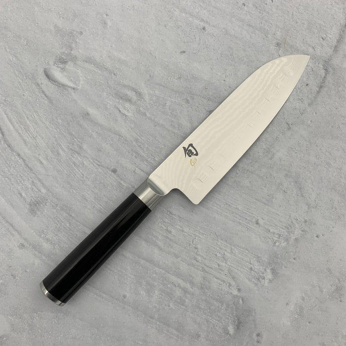 Santoku Knife, Hollow Ground 180mm (7") #DM-0718