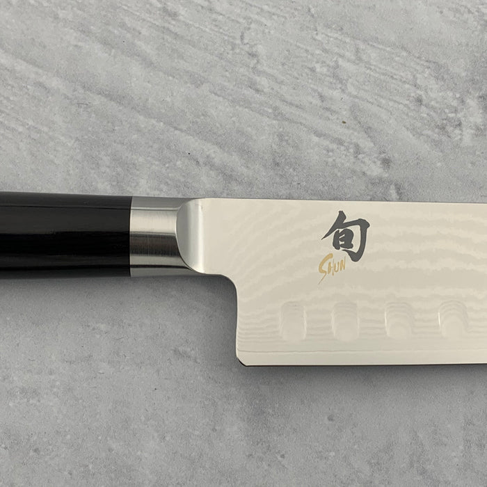 Santoku Knife, Hollow Ground 180mm (7") #DM-0718