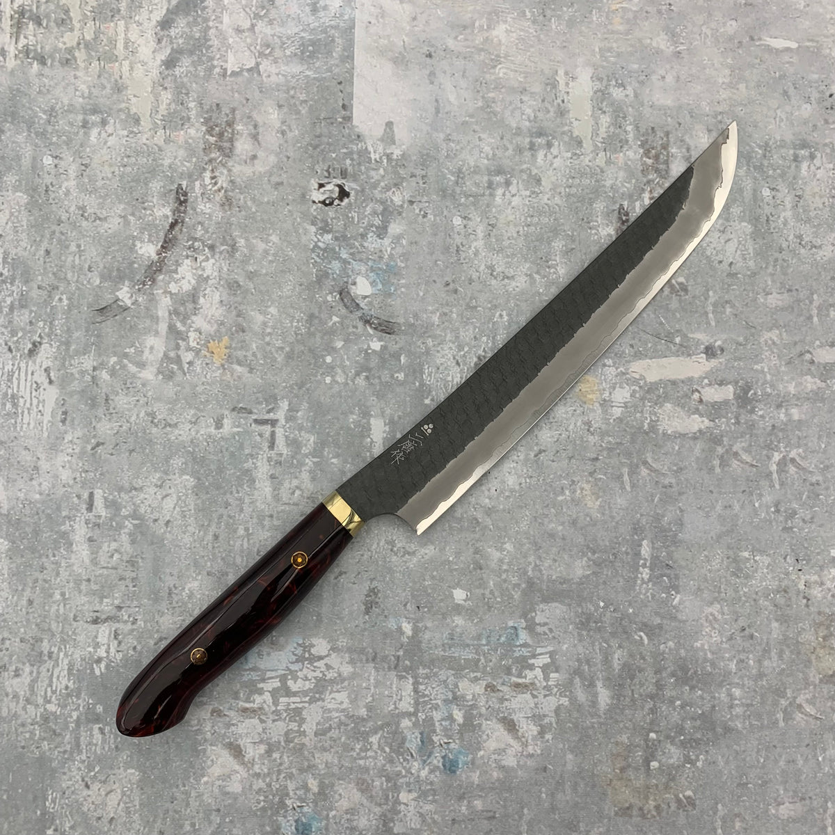 Nigara SG2 Migaki Tsuchime Sakimaru Sujihiki Knife 270mm (10.6 ...