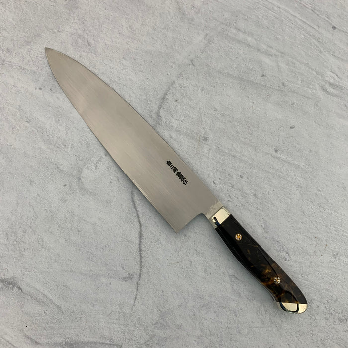 Namiukashi Finish Gyuto Knife 210mm #stabilizedhandle