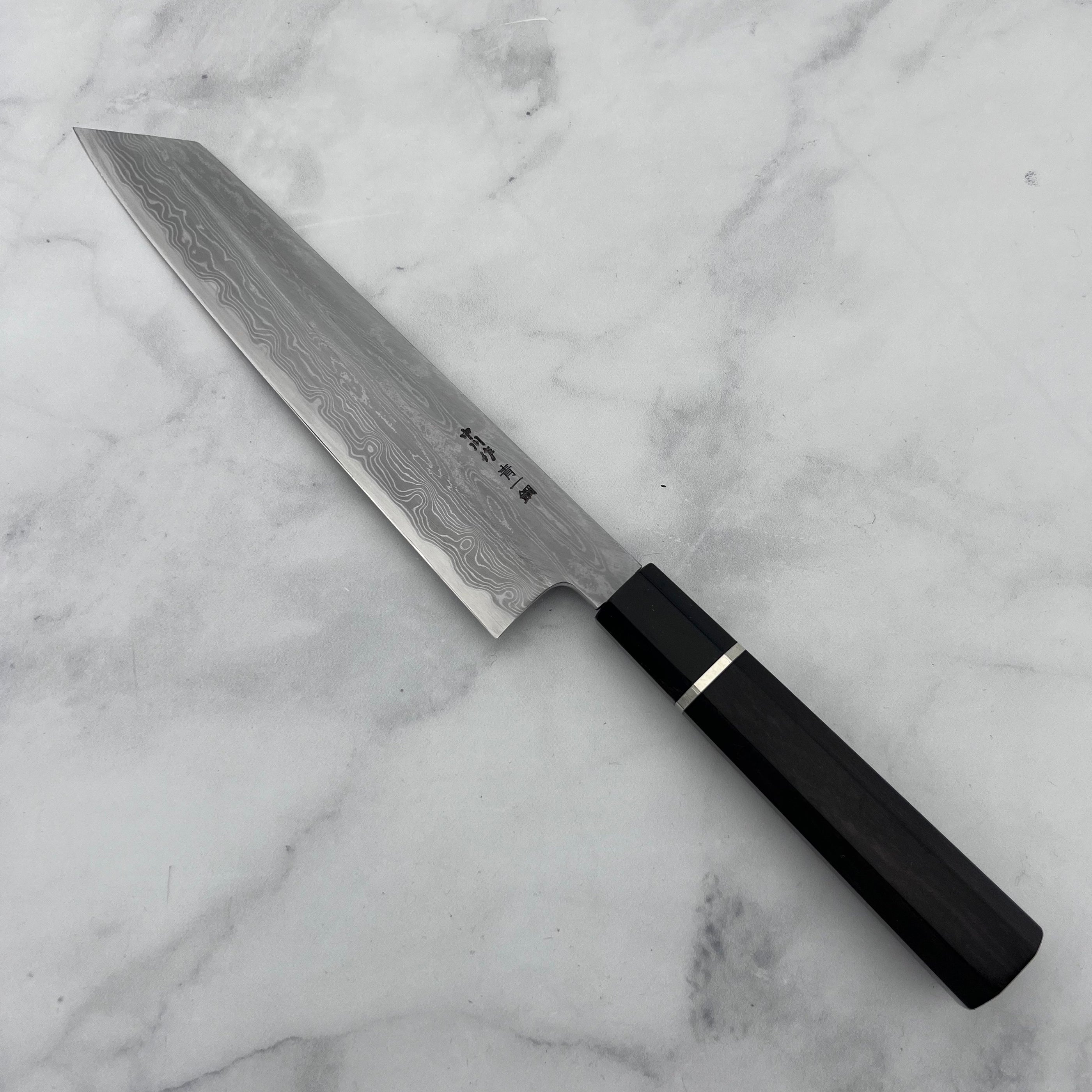 Nakagawa Satoshi Blue 1 Damascus Kiritsuke Gyuto 240mm– Knives for Chefs