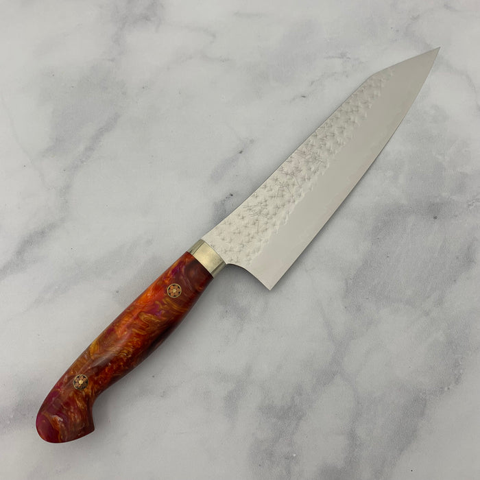 SG2 Gyuto Custom Knife 180mm (7") #Orange